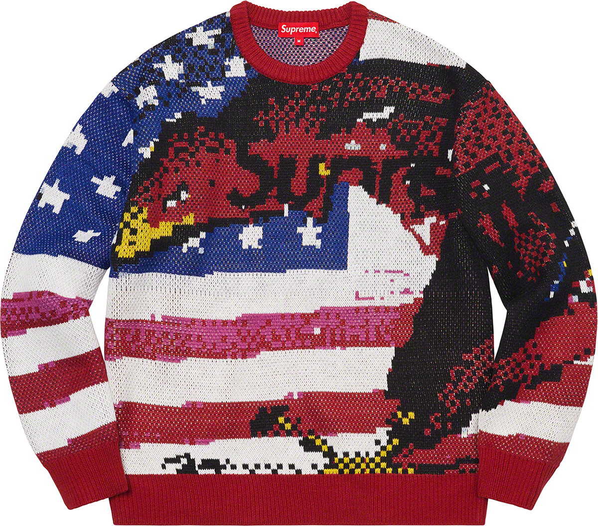 Digital Flag Sweater | Supreme - SLN Official