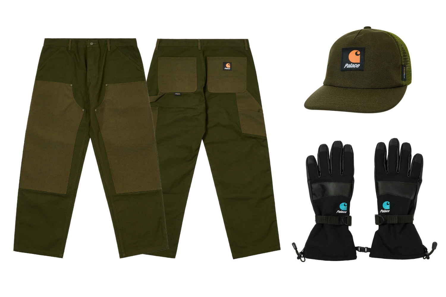 S/Mサイズ Palace Carhartt WIP Duty Glove PALACE SKATEBOARDSとCarhartt WIPによる新たなコラボレーション