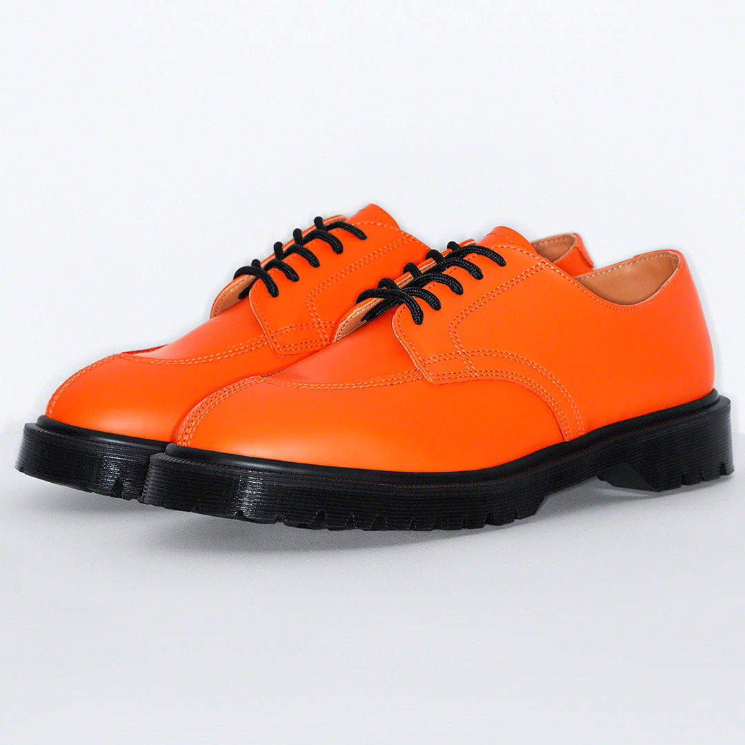 supreme×DR.MARTIN オレンジ レザーシューズ Deadstock Supreme 2046 Doc Martens Orange Shoes, Size 9M