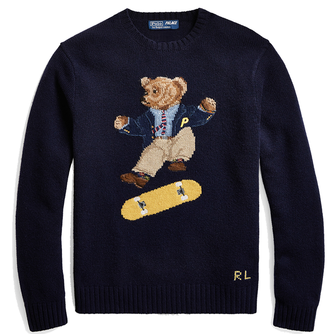 polo x palace bear sweater