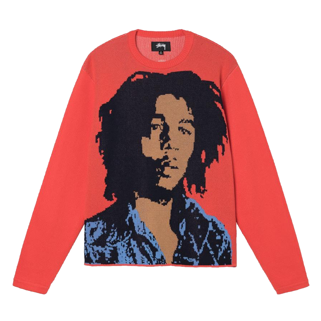 STUSSY ボブ・マーリー セーター Lサイズ　Bob Marley 希少 ボブ・マーリー セーター Stussy XL bob marley