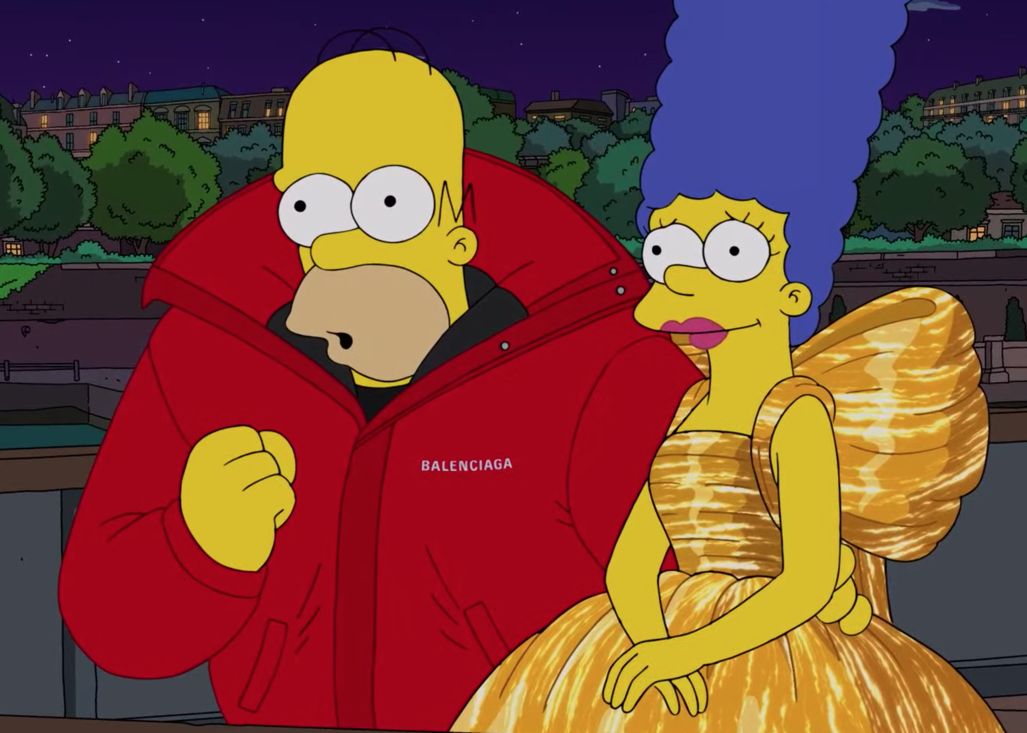 balenciaga and the simpsons