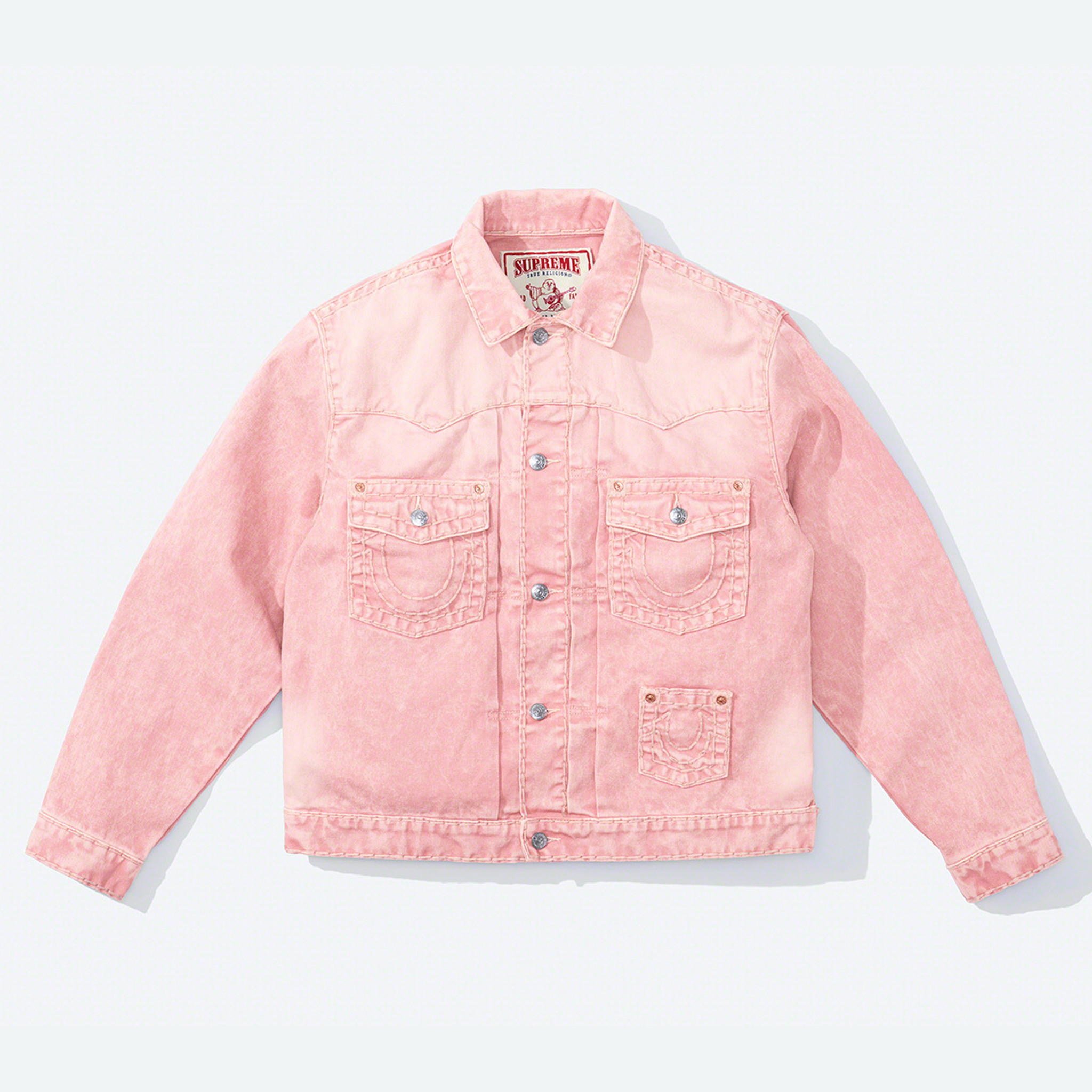 Supreme x True Religion Pink Denim Jacket