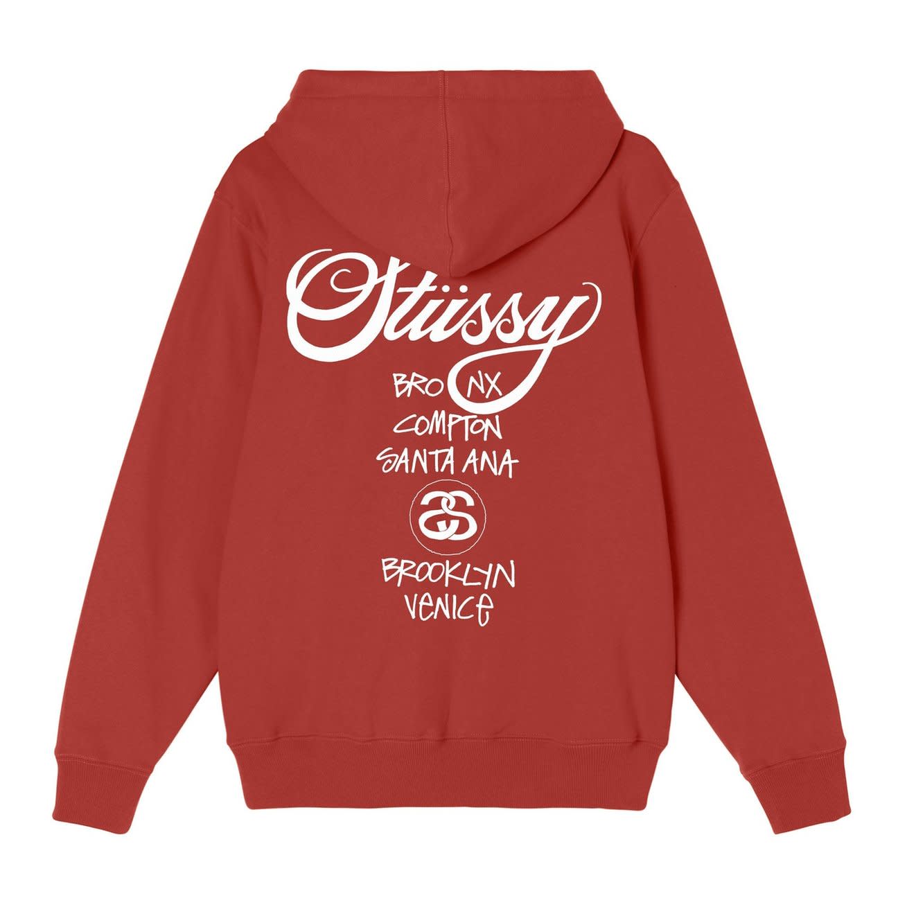 ★送料・関税込★Stussy★WORLD TOUR HOODIE★RED★ org.jpg