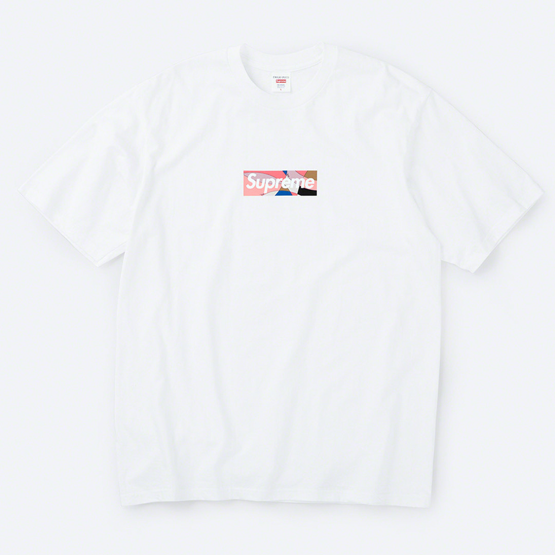 Supreme x Emilio Pucci Box Logo Tee White | Supreme - SLN Official