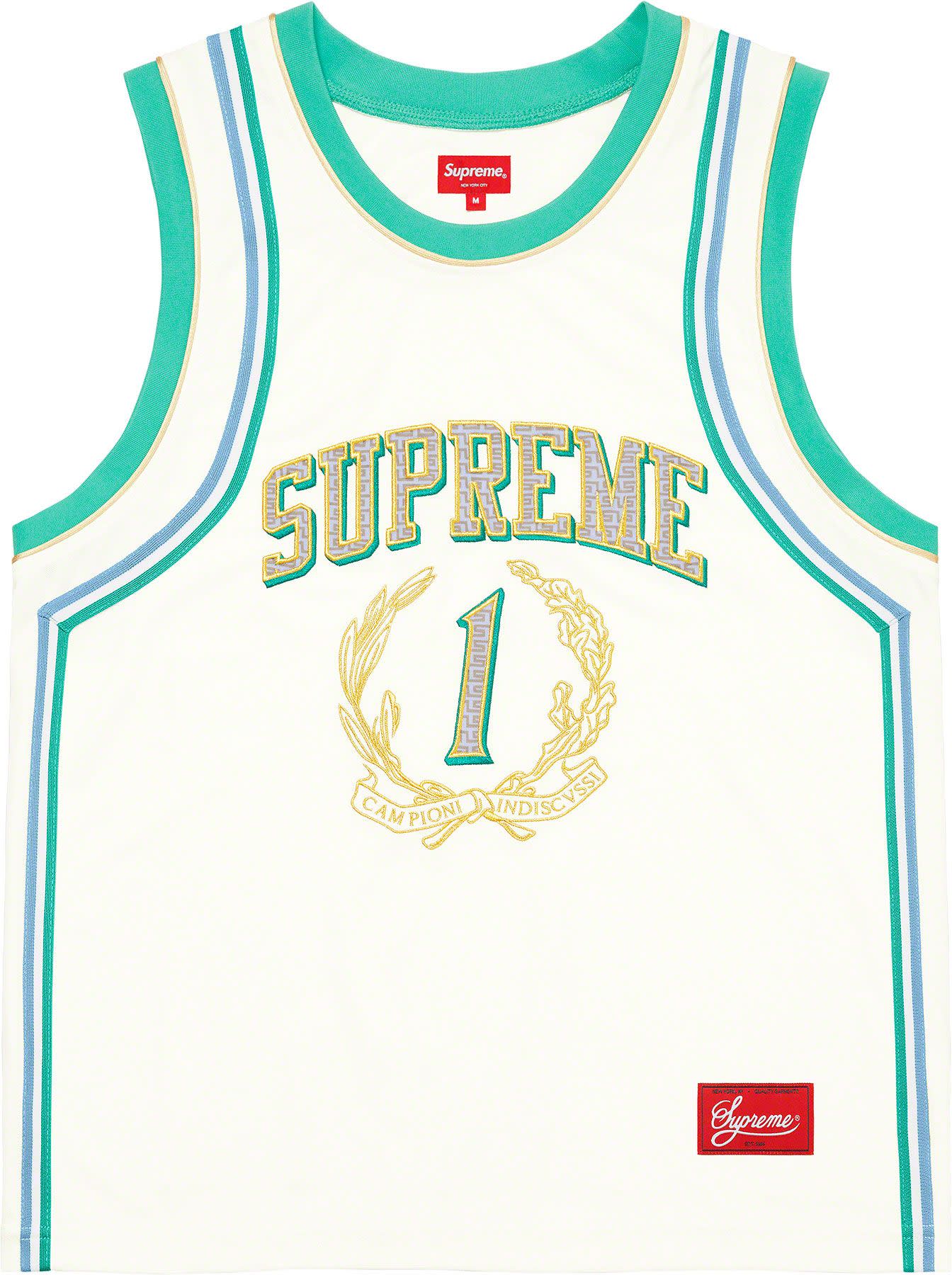 Supreme St. Supreme Basketball Jersey 'White