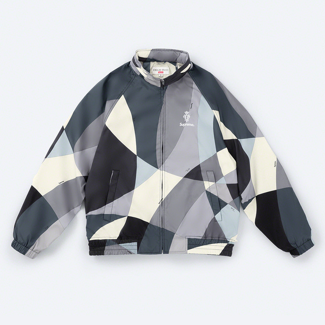 ジャケット・アウター Supreme Emilio Pucci Sport Jacket M Blue Supreme Emilio Pucci Sport Jacket (SS21) - $278