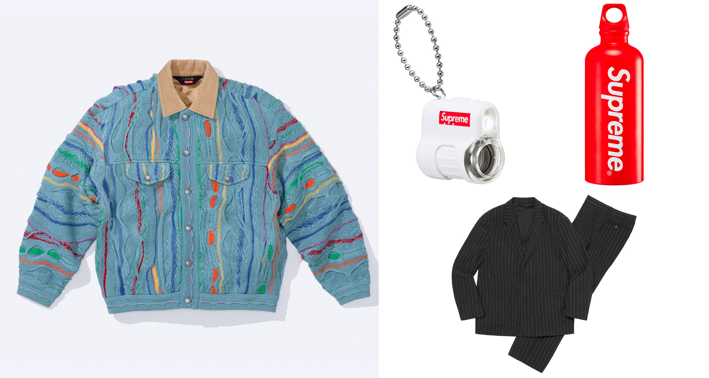 Supreme Drop Pseudo Coogi Clothing, Microscopes and Suits in Week 11  Release - SLN Official