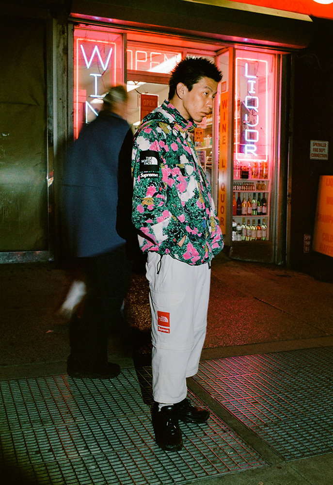 Supreme ノース 花柄 フラワー シュプリームTrekking TNF-