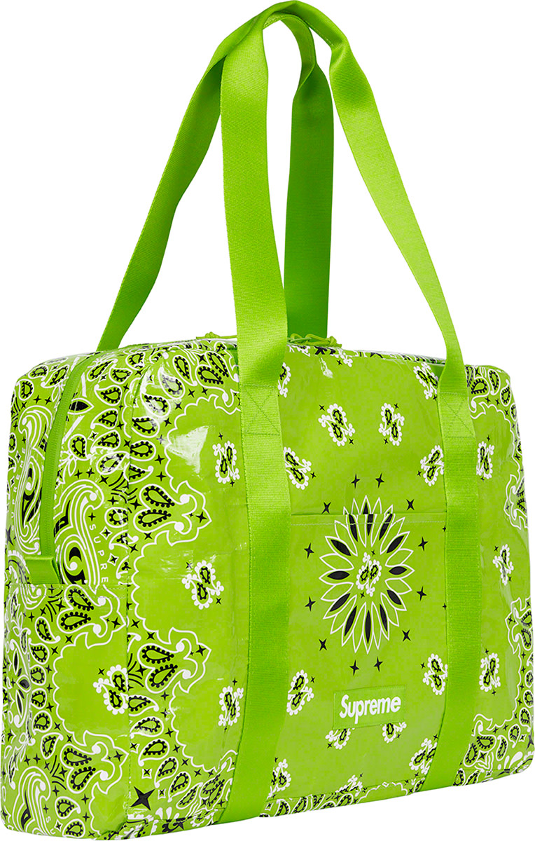 Weekend bag Supreme Green in Cotton - 32993297