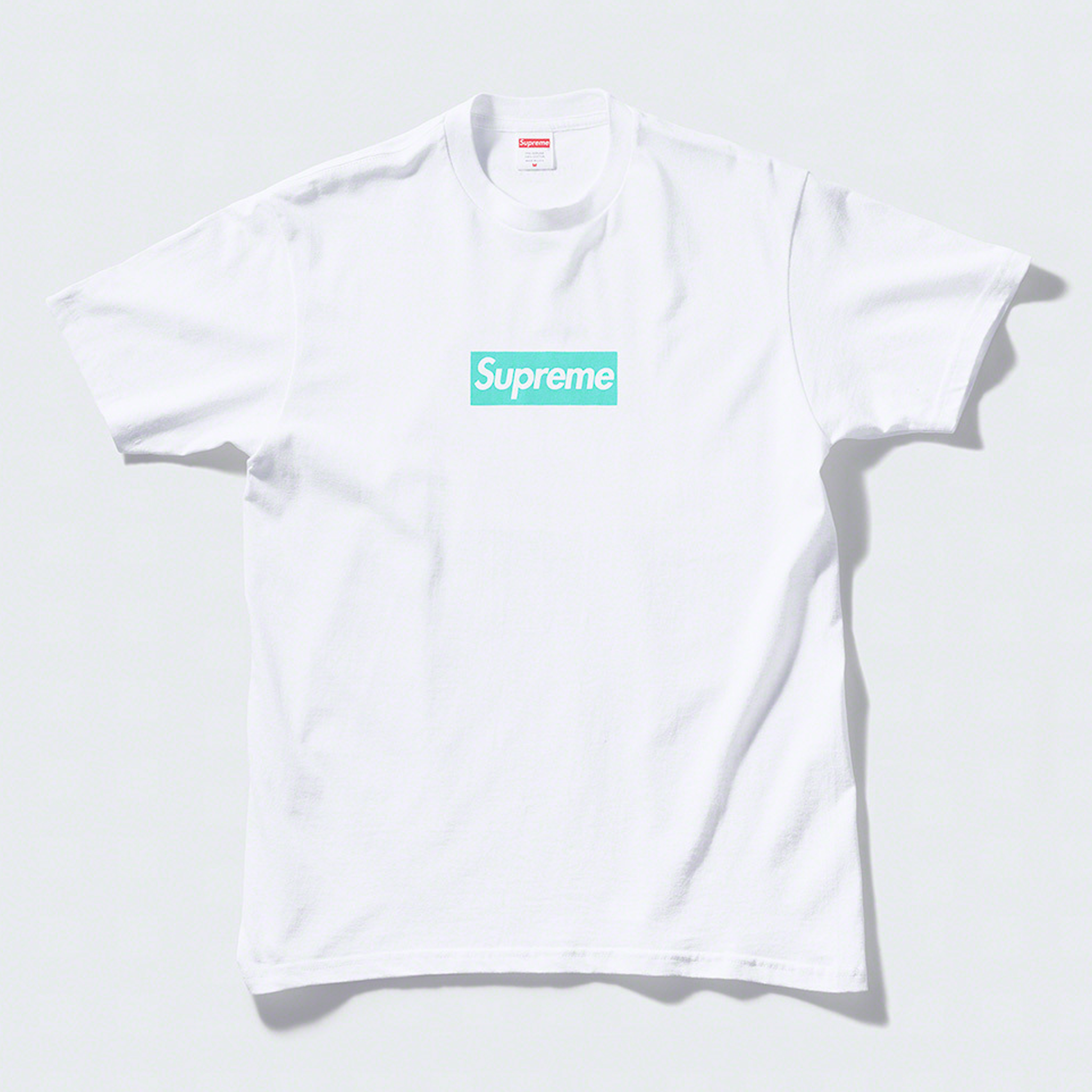 最安値セールSupreme Tiffany & Co. Box Logo Tee ボックス Tシャツ/カットソー(半袖/袖なし)