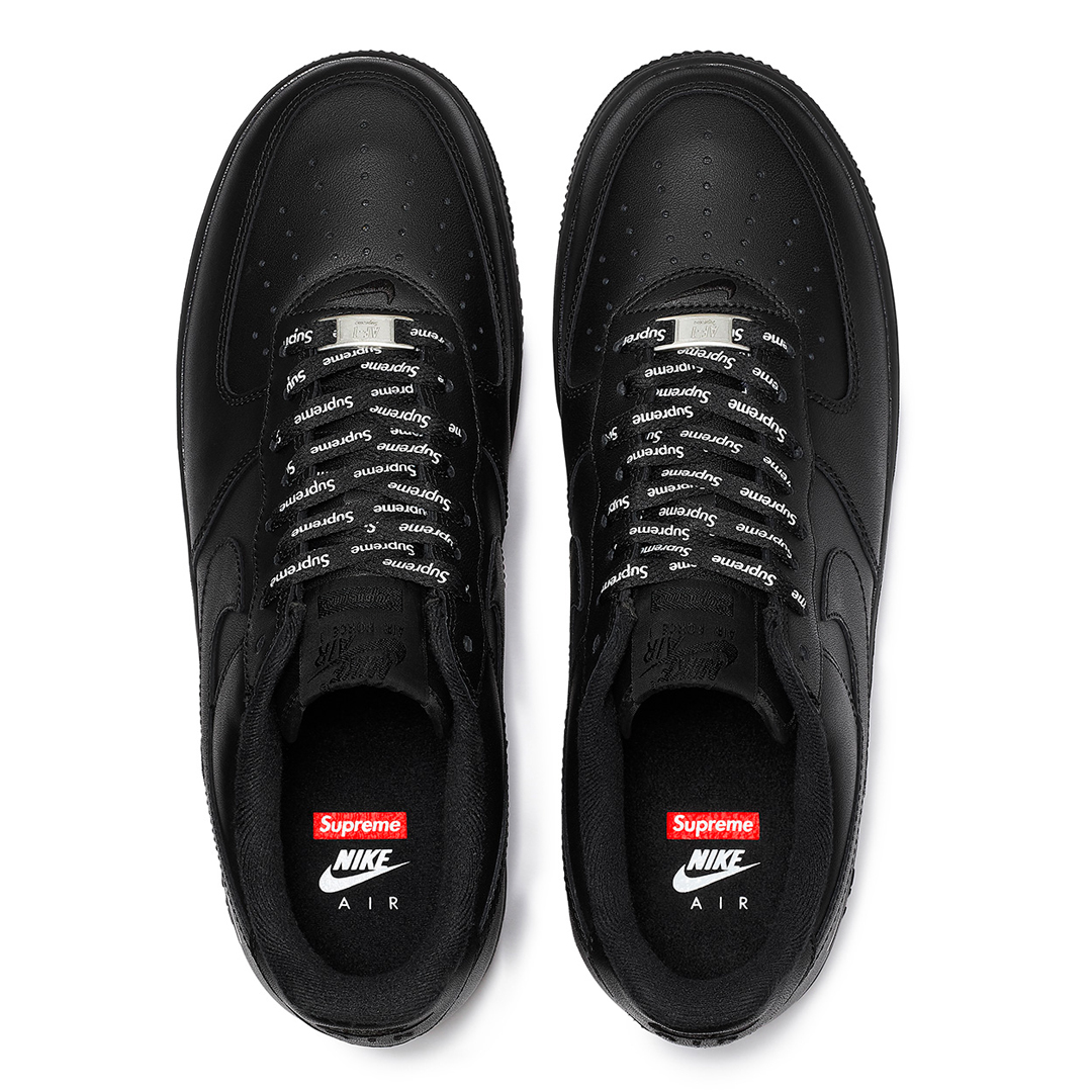 Supreme x Nike Air Force 1 in Black and 