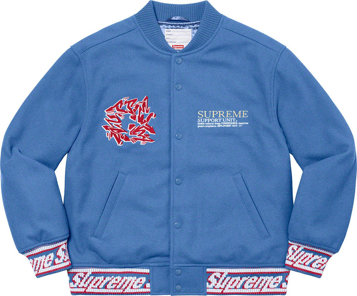 Support Unit Varsity Jacket | Supreme - SLN Official