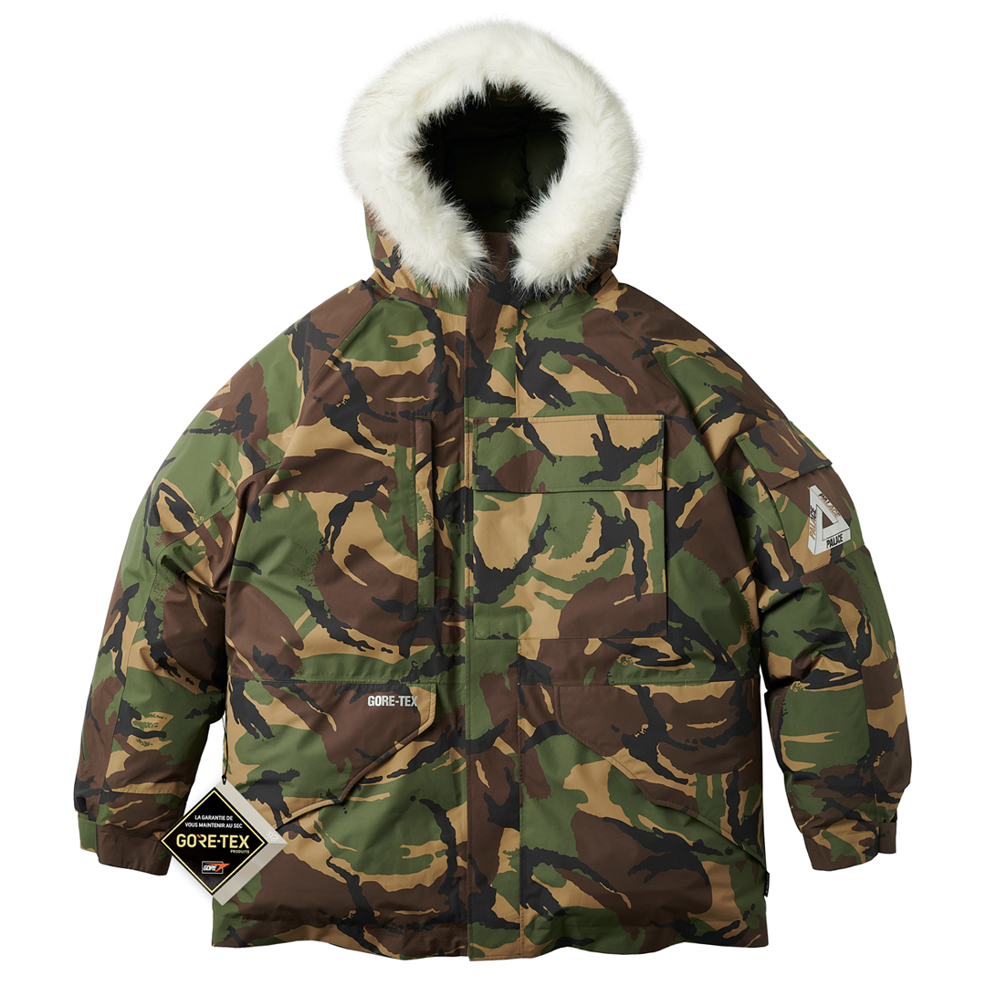 palace skateboard P-3B PARKA DPM ダウン 公式通販
