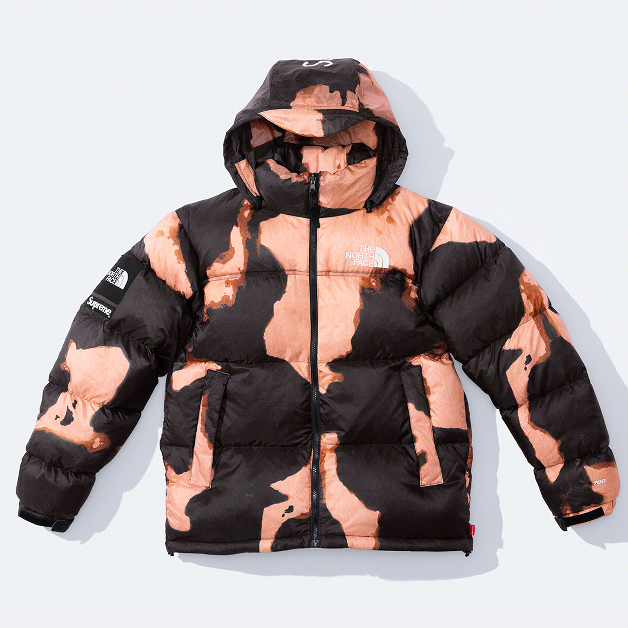 Supreme Bleach Nuptse & Mountain Jackets for The North Face