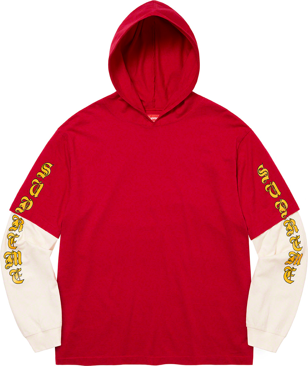Supreme Layered Hooded LS Top | Supreme - SLN Official