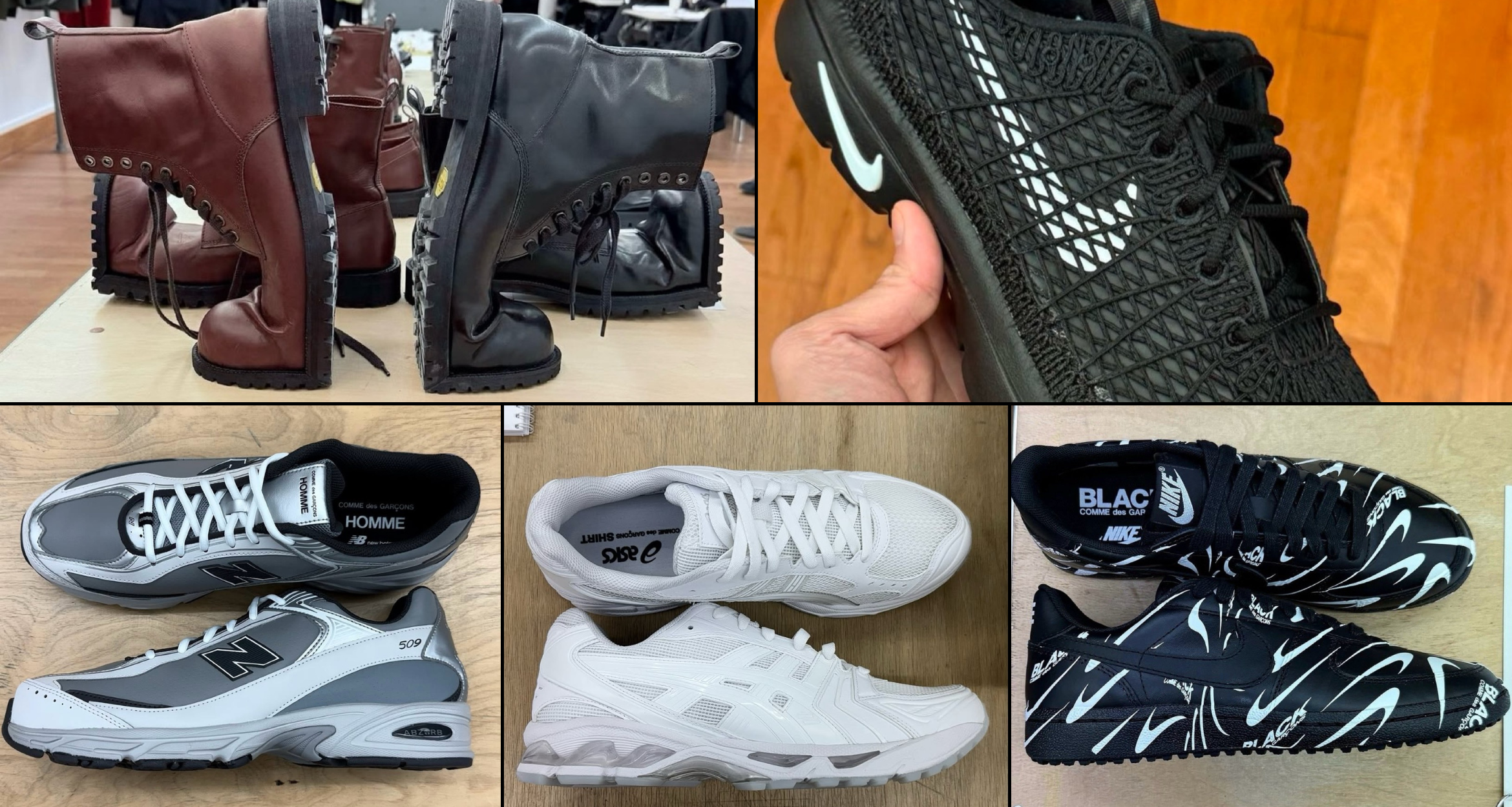 comme de garcon nike collab