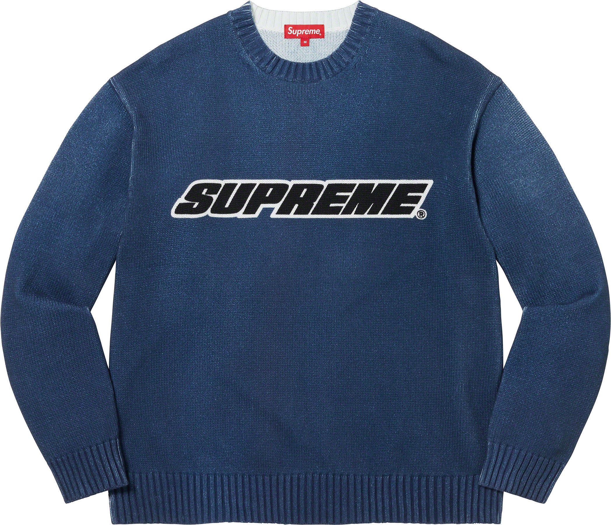 Supreme PRINTED WASHED SWEATER | Supreme - SLN Official