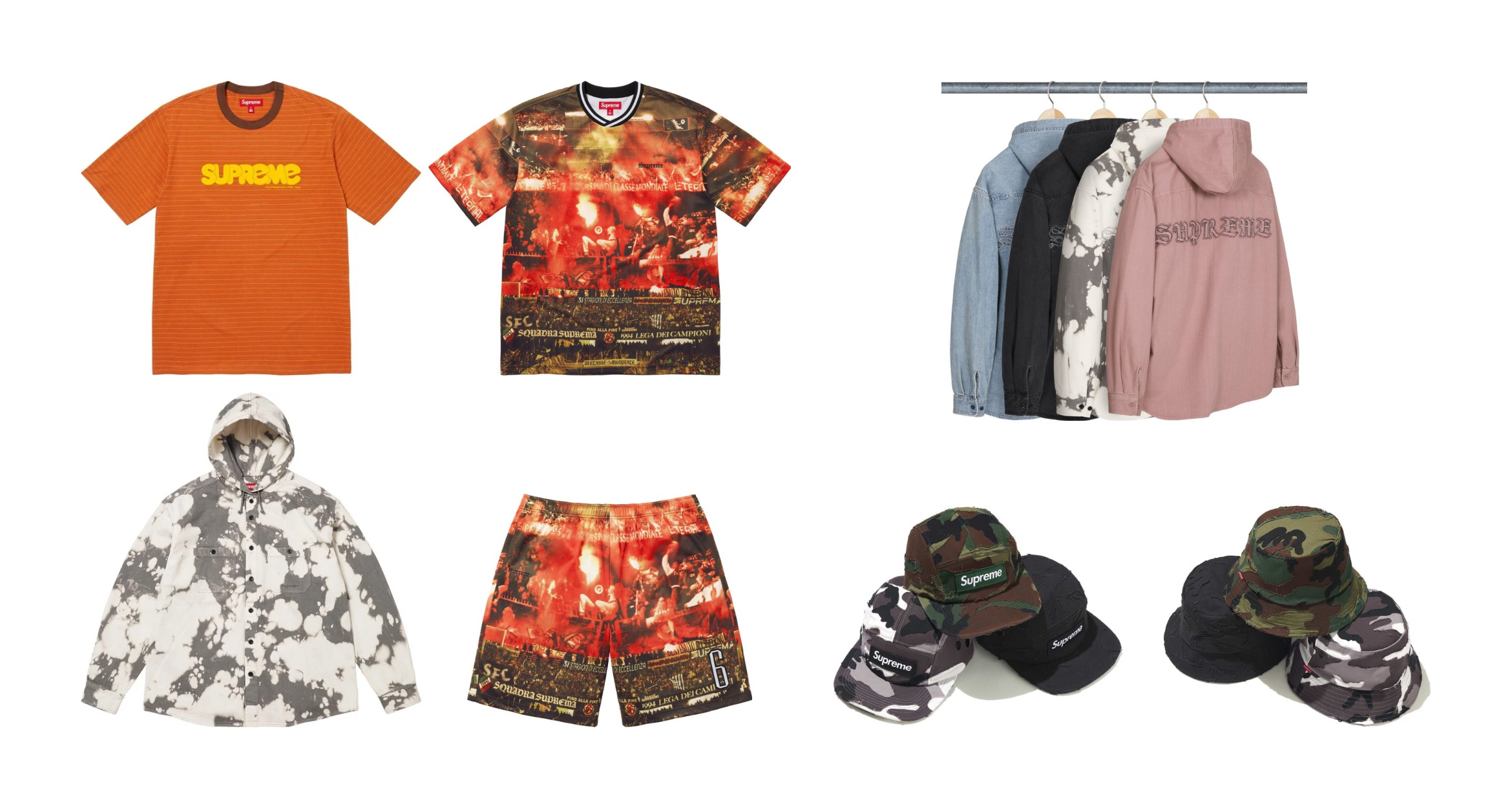 Supreme Delivers Bold Urban Staples and Ultra-inspired Sportswear in Final SS25 Release