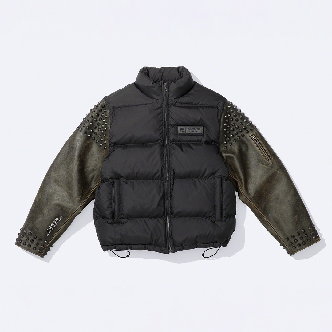 Supreme undercover puffer leather jacket | ochge.org