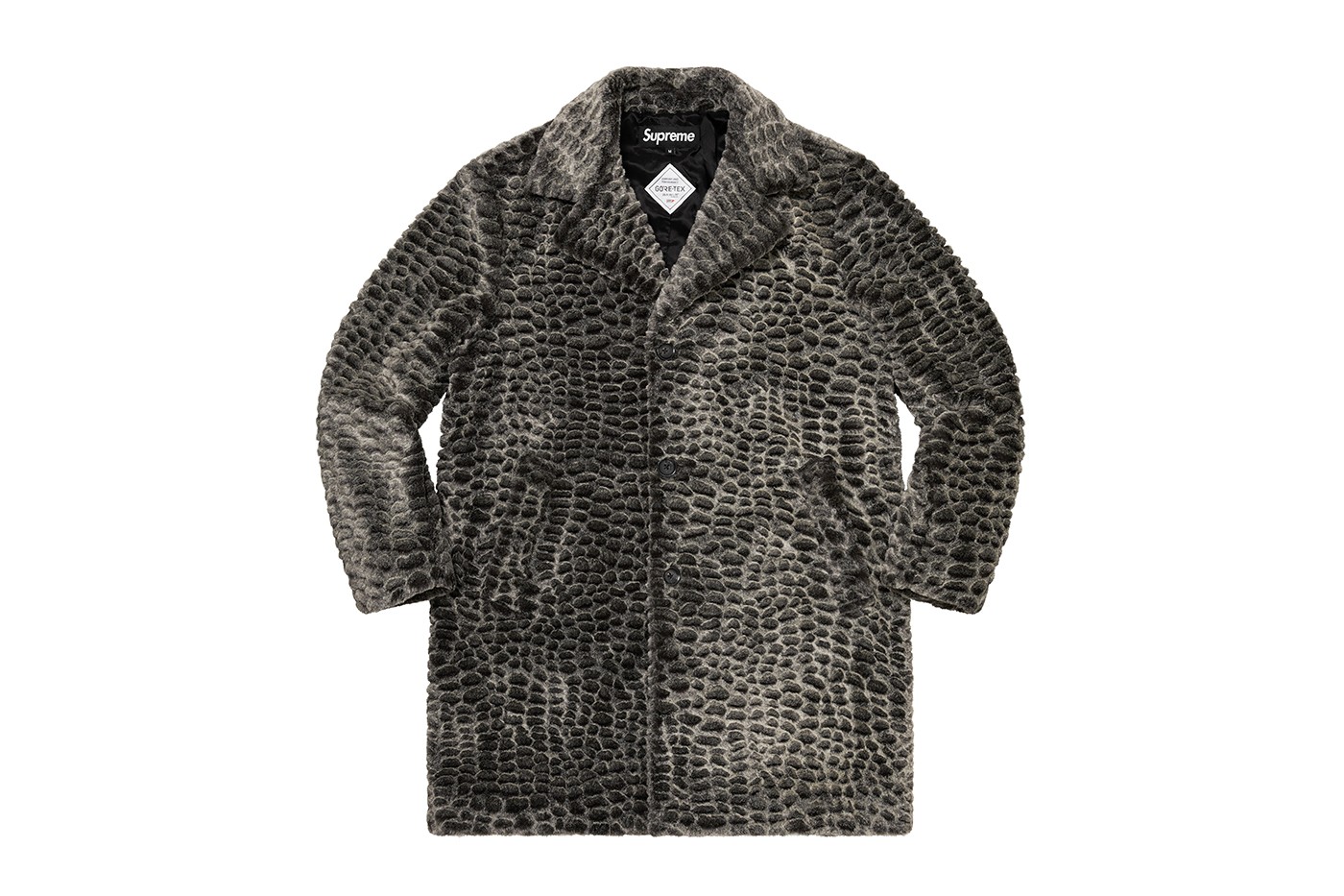 Supreme Croc Faux Fur Overcoat | Supreme - SLN Official