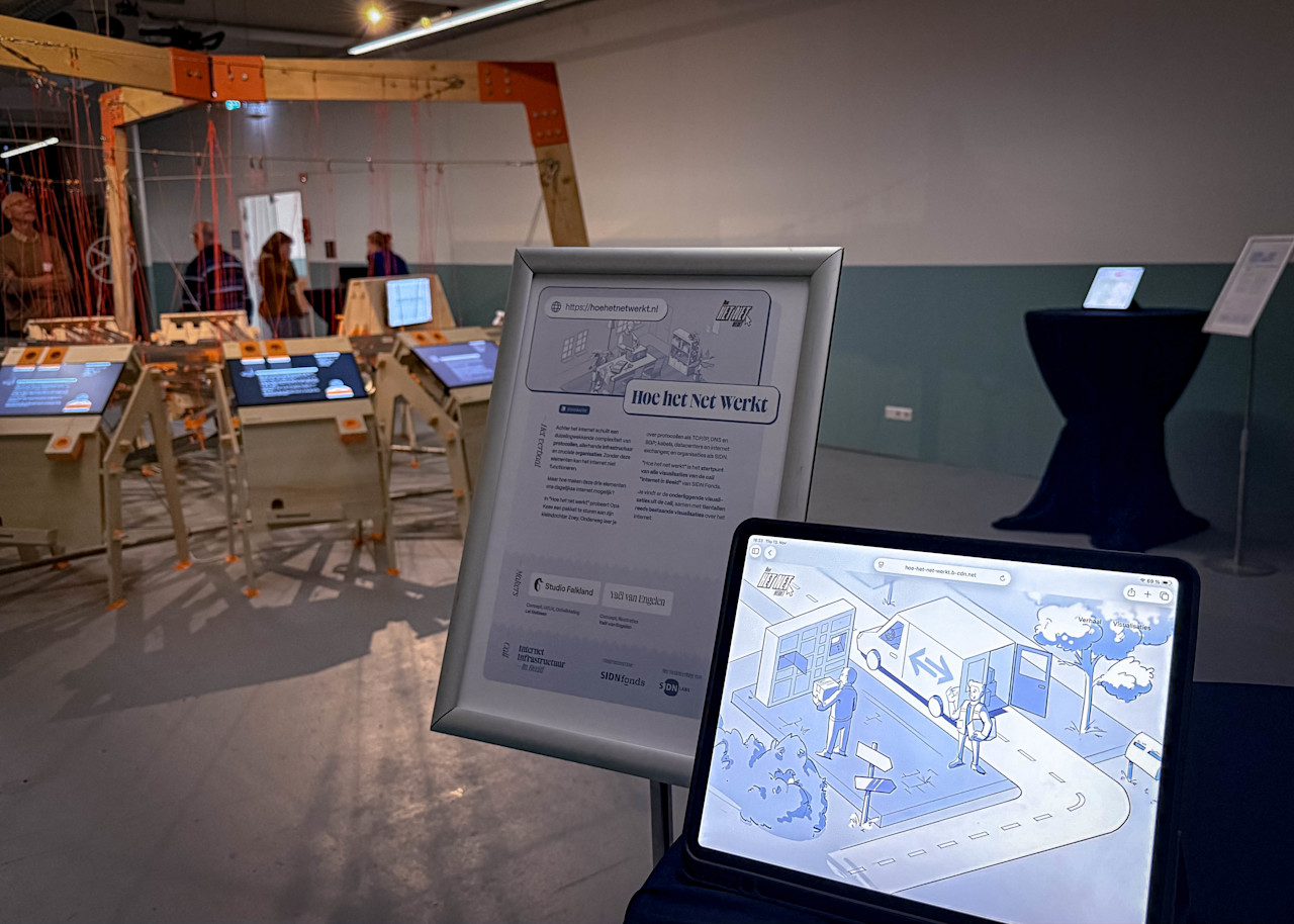 2025 - Symposium Hoe Het Net Werkt Tentoonstelling