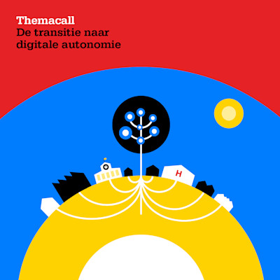 Vierkant hoofdbeeld - themacall - De transitie naar digitale autonomie - Nederlandstalig