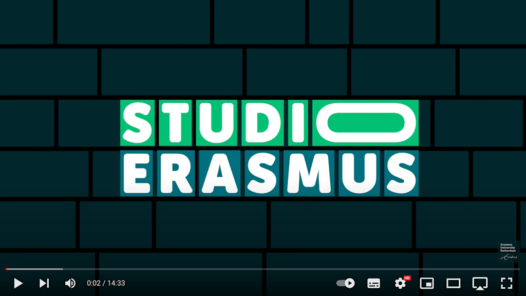 afbeelding video studio erasmus