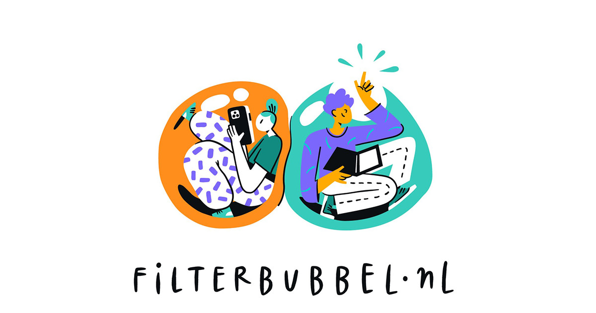 filterbubbel met tekst