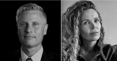 Claes de Vreese en Roxane van Iperen - nieuwe en oude voorzitter Raad van Advies