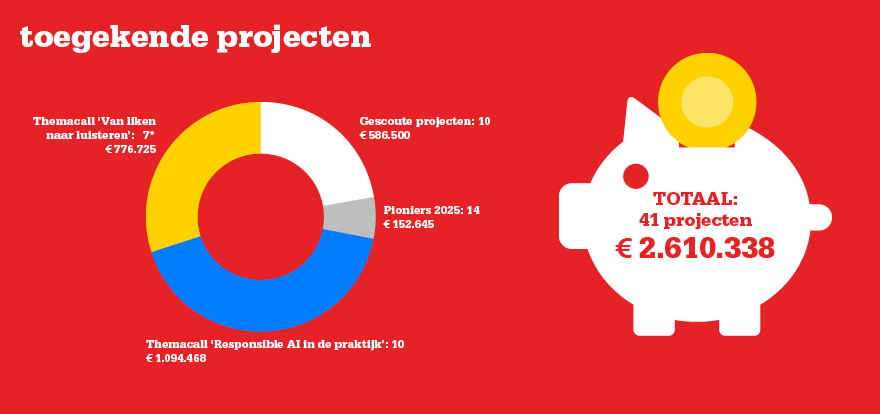 Jaarverslag 2025 toegekende projecten