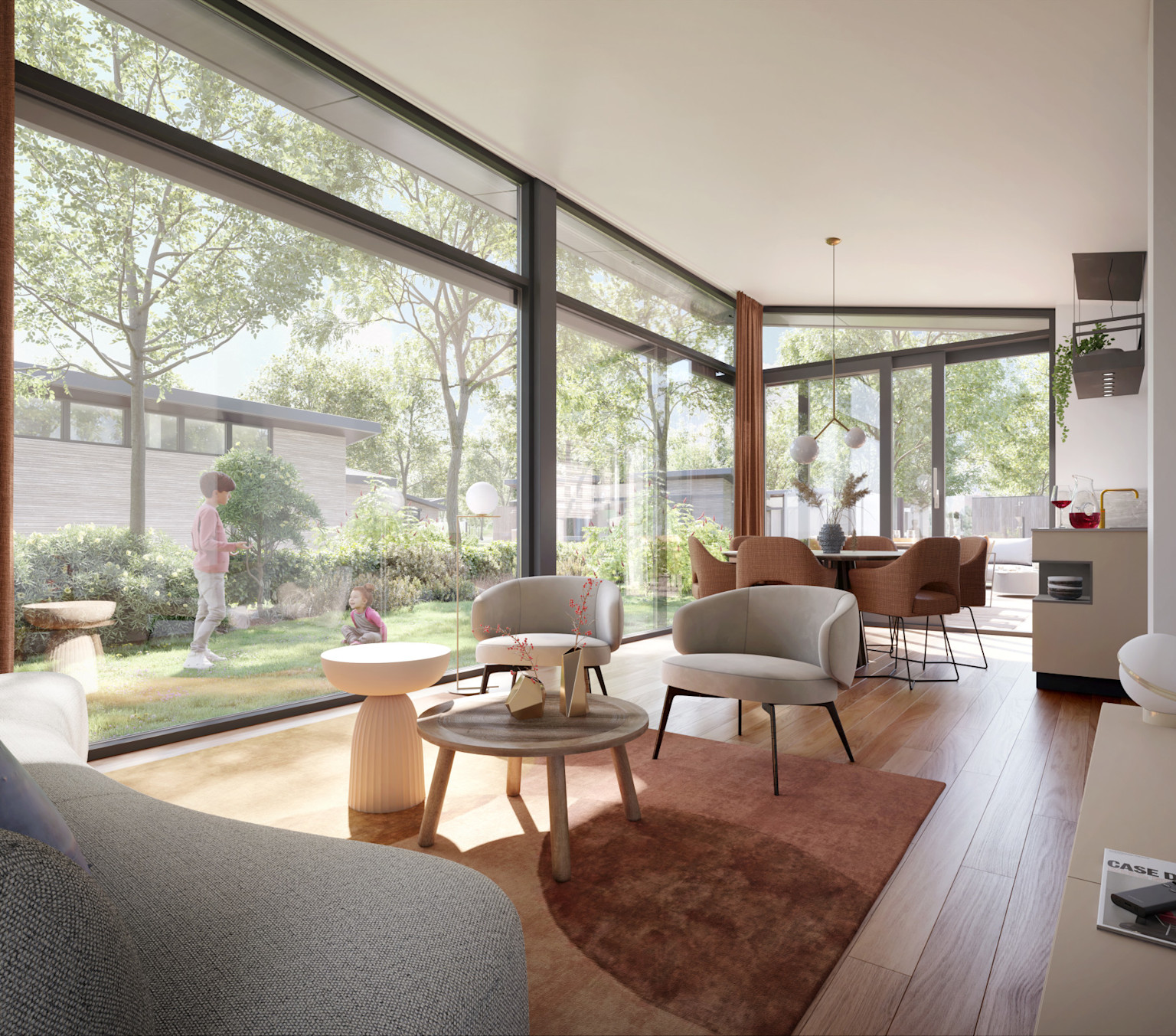 Interieur waterlodges