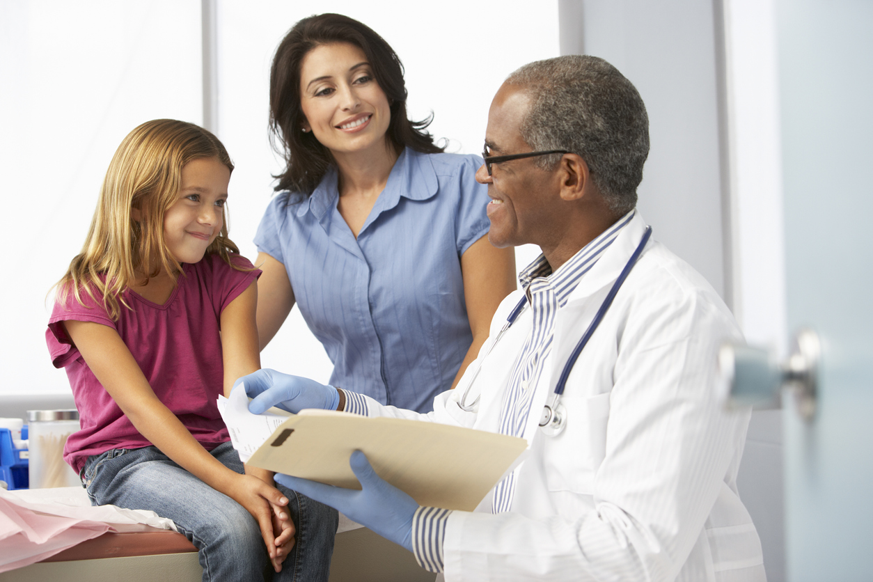 Family at the doctor