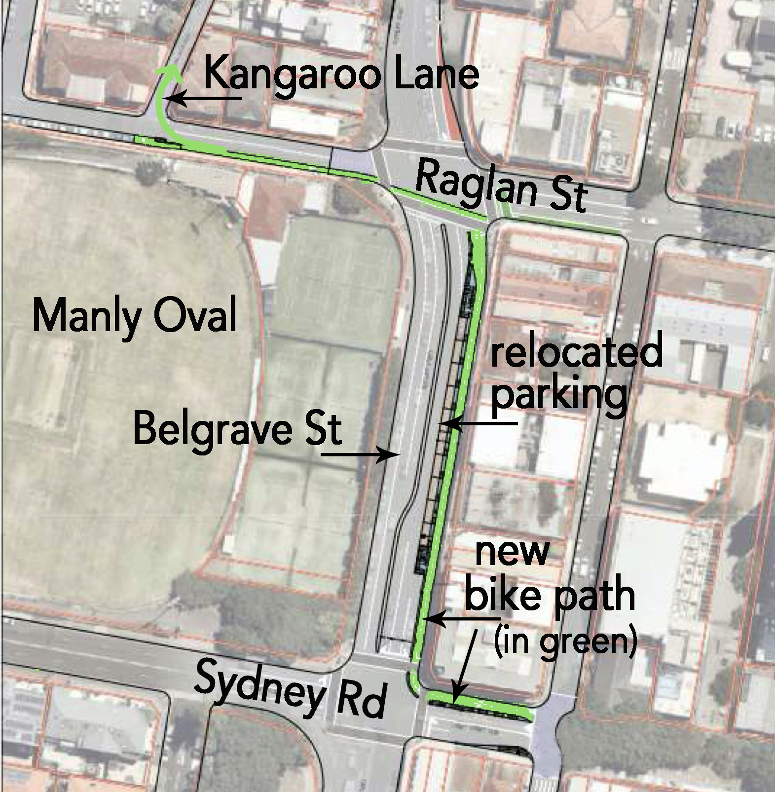 Sydney Belgrave map