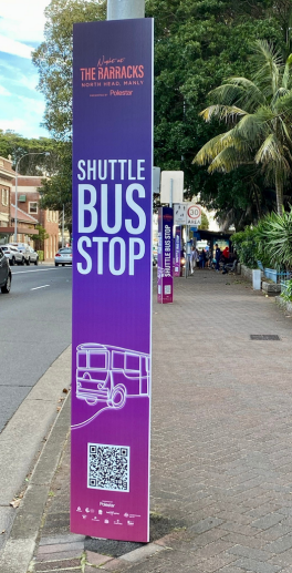 shuttle bus stop
