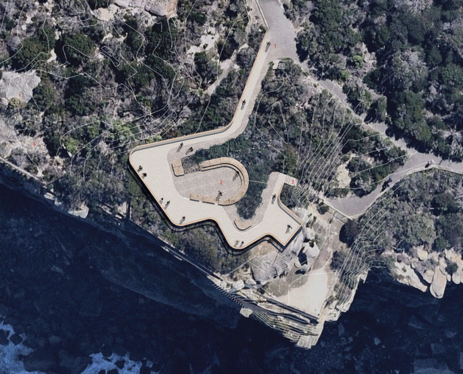 artists impression north head lookout burragula 2