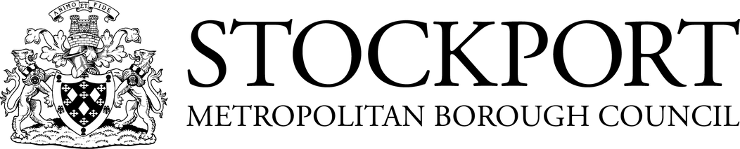 Stockport Council logo homepage link