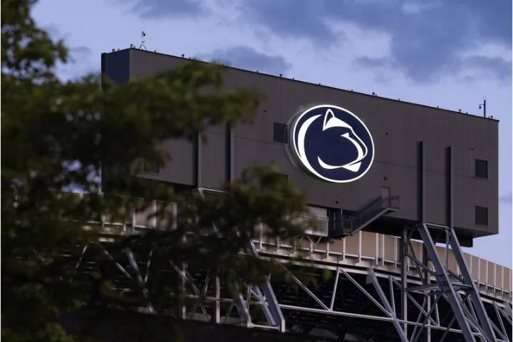 Beaver Stadium at twilight