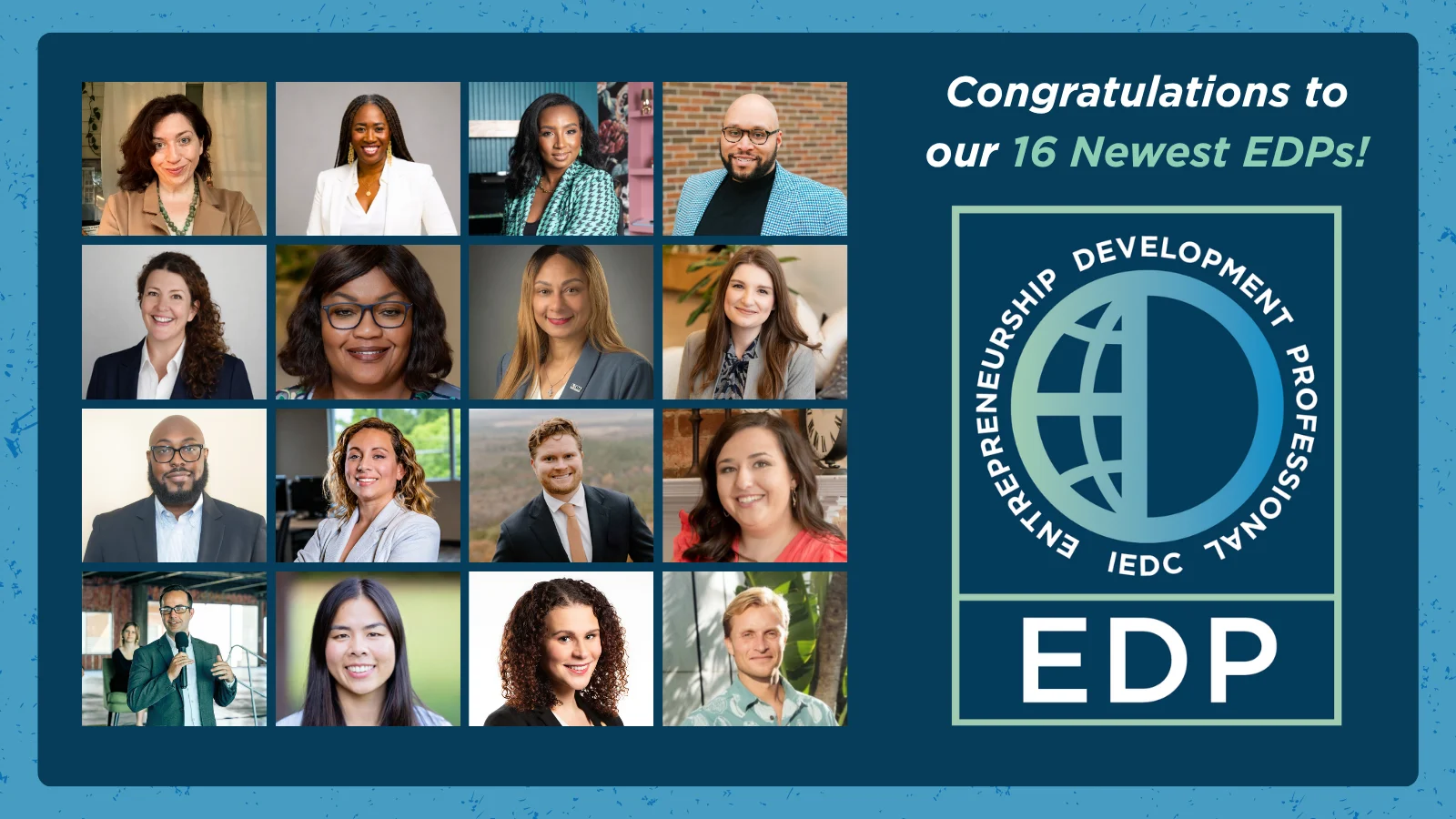 Collage of EDP winners