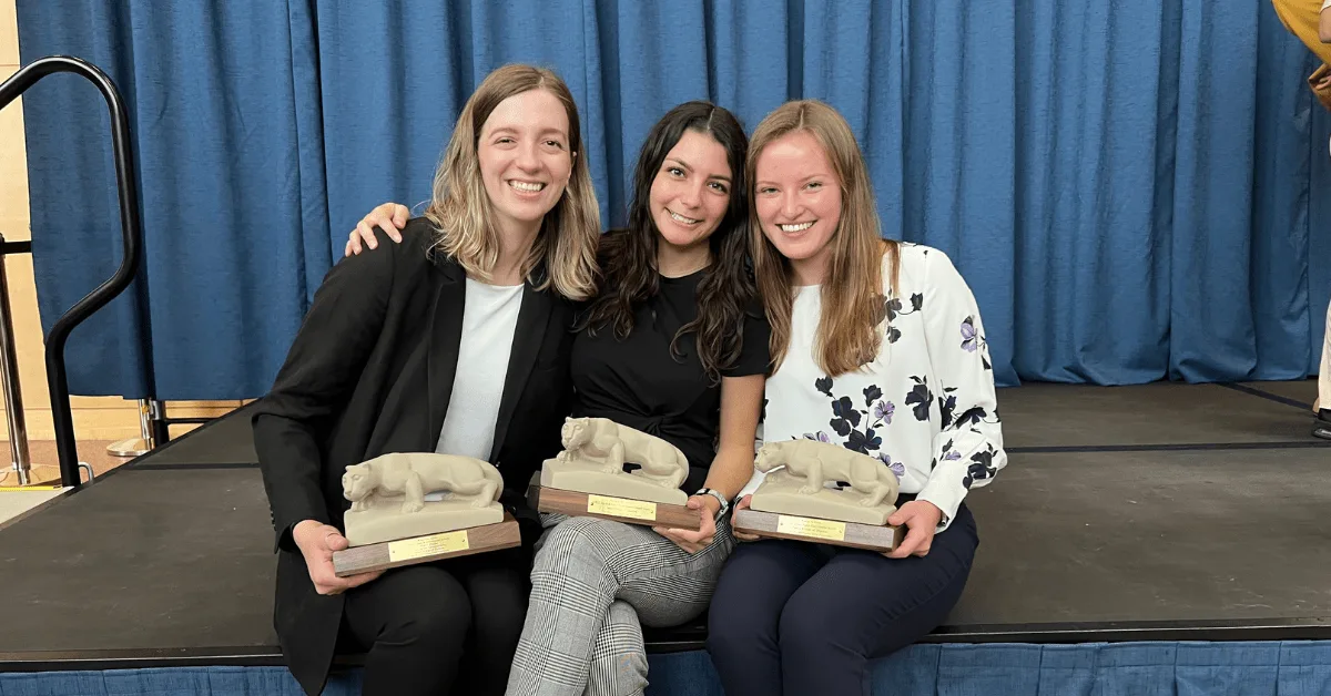 Photo of 3 award winners