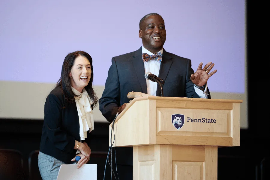 2023 START Conference speakers at the podium