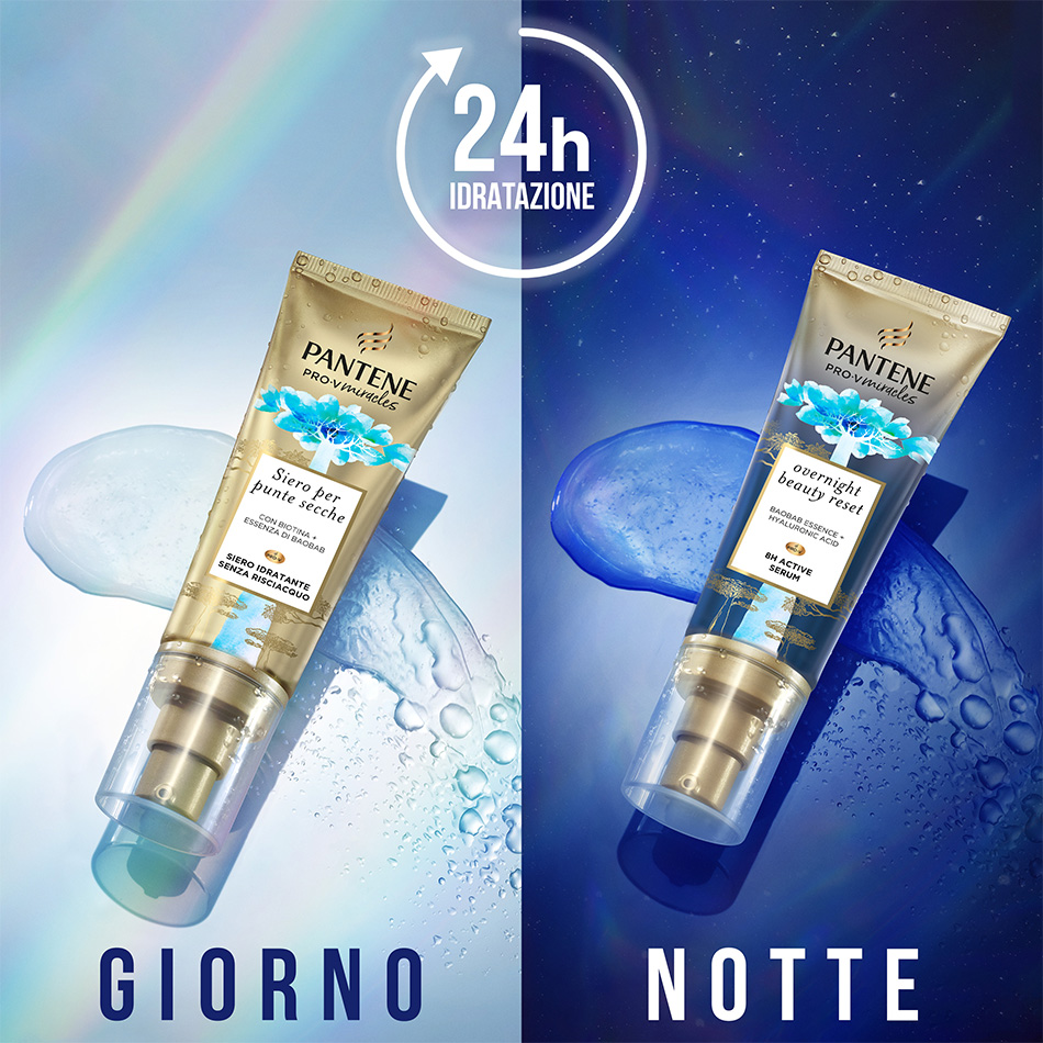 Siero notturno nutriente per capelli