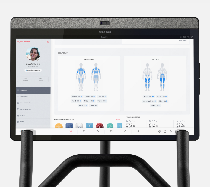 stryde bike with peloton app