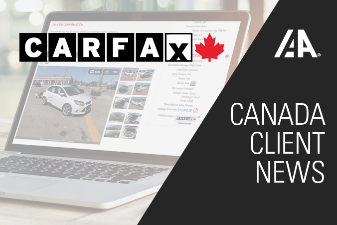 IAA is now providing CARFAX vehicle reports to give buyers a better way to evaluate stock before purchase. 