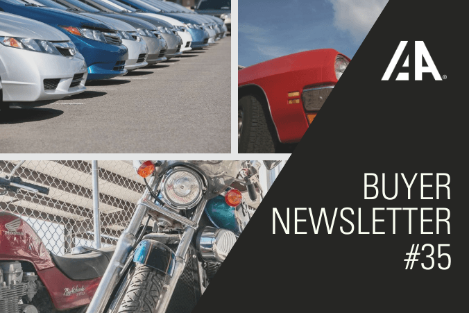 IAA Buyer Newsletter 35. Exclusive Auctions, New IAA Help Soon, Two New Local Tow Features, Branch Updates & more.
