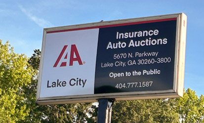 Lake City, GA Insurance Auto Auctions