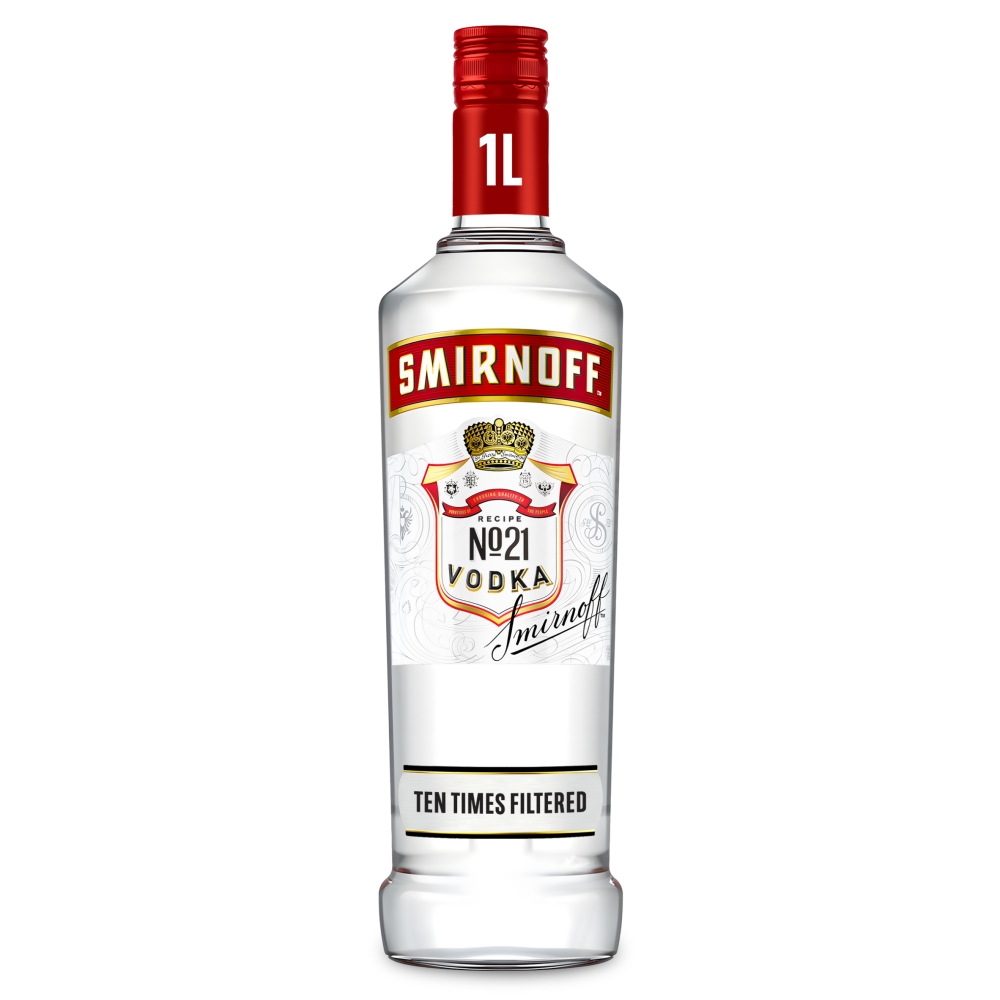 Smirnoff Red Label Vodka 1Ltr