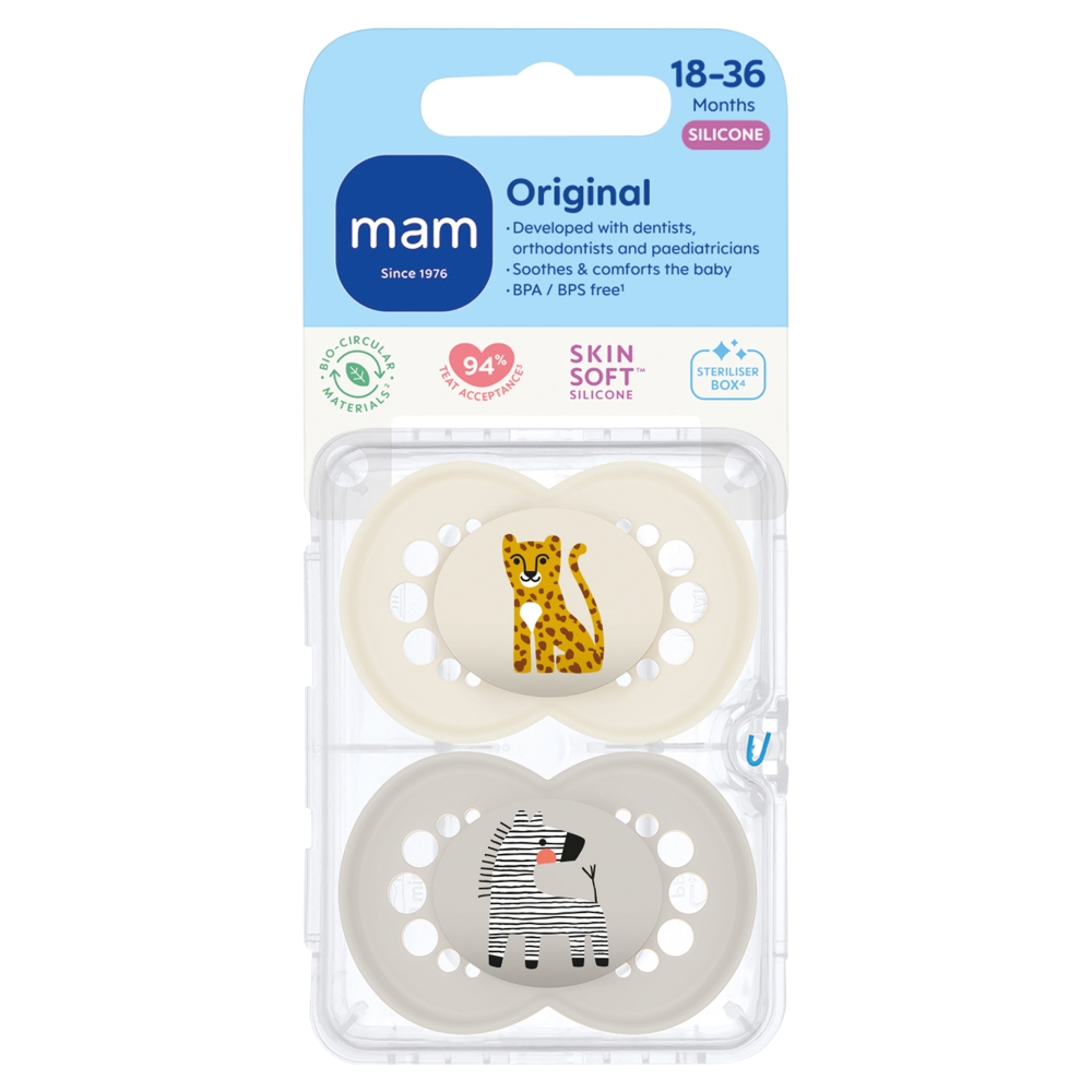 Mam Original Night Soother 18-36 Months 2 pack