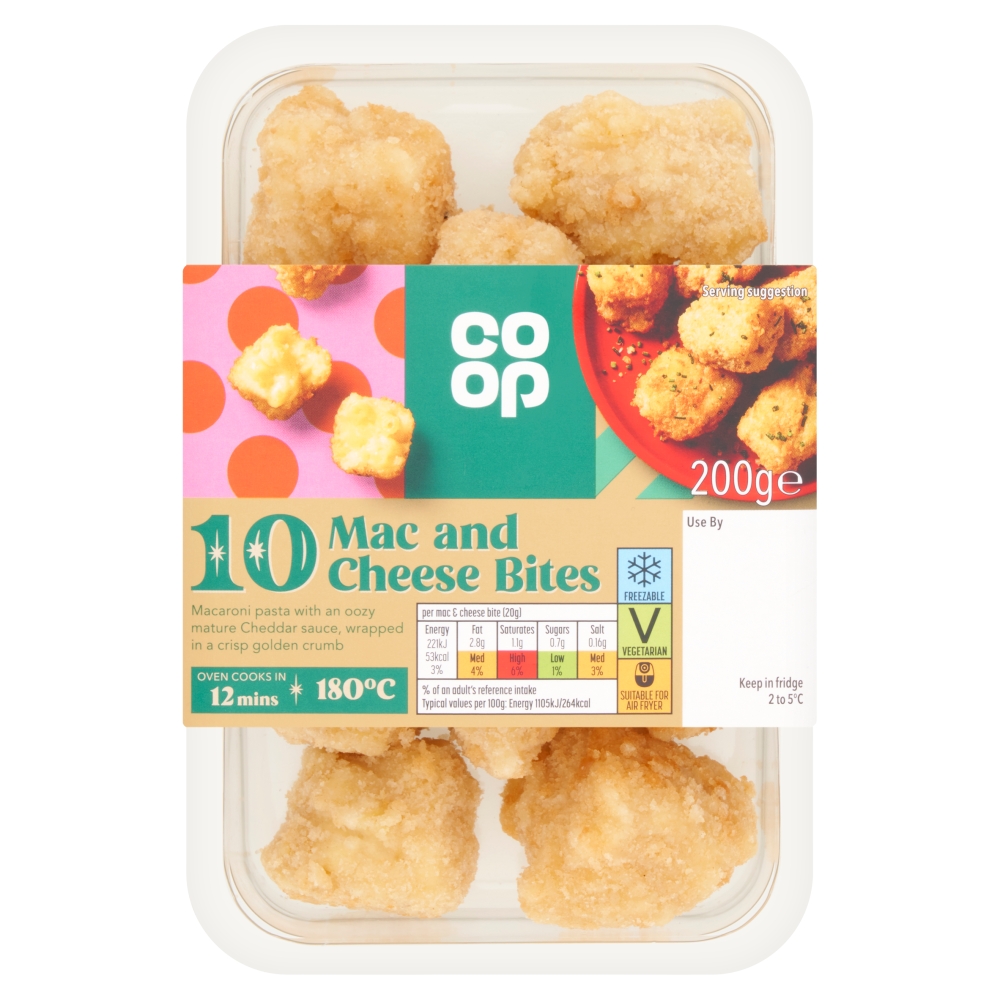 Co-op Mac n Cheese Bites 