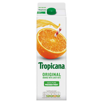 Tropicana Pure Premium Orange Original with Juicy Bits 900ml